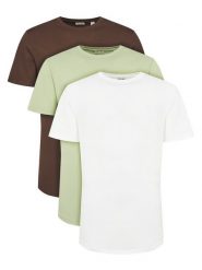 Only & Sons Komplet t-shirtów Jeff 22034548 Zielony Regular Fit. Zielone szorty męskie Only & Sons, z bawełny, bez kołnierzyka. Za 89.99 zł.
