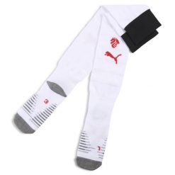 Męskie skarpety AC Milan 25/26 PUMA White Black. Białe skarpetki męskie Puma, bez wzorów. Za 109.00 zł.