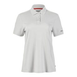 Damska koszulka polo Musto Evolution Sunblock. Szare bluzki damskie Musto, s, bez wzorów, bez kołnierzyka, bez ramiączek. Za 314.50 zł.