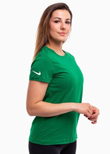 Koszulka Kobieta Nike Park 20 zielony. Zielone bluzki sportowe damskie Nike, l, bez wzorów, z bawełny, bez ramiączek. Za 89.99 zł.