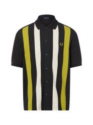 Fred Perry Męska koszulka polo Mężczyźni Bawełna brązowy|zielony w paski, XL. Brązowe koszulki polo męskie Fred Perry, m, bez wzorów, z bawełny, bez ramiączek. Za 749.95 zł.