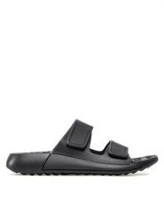 ECCO Klapki 2Nd Cozmo W 20682301001 Czarny. Czarne klapki damskie ECCO, bez wzorów, ze skóry, bez obcasa. Za 399.99 zł.