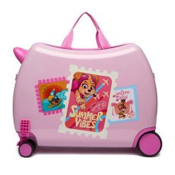 Walizka dziecięca Paw Patrol. Czerwone walizki Paw Patrol, bez wzorów. Za 219.99 zł.