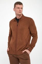 Sweter męski z wełną Jake BRAX. Swetry męskie Brax, m, bez wzorów, z wełny, bez kołnierzyka. Za 819.00 zł.