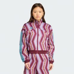 Bluza dresowa adidas x FARM Tiro. Czarne bluzy bez kaptura damskie Adidas, s, z dresówki. Za 279.00 zł.