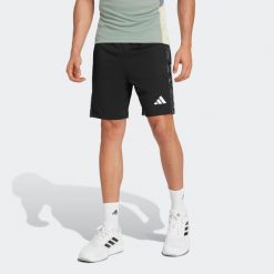 Spodenki fitness cardio męskie ADIDAS. Szorty męskie Adidas, m, z materiału, na fitness i siłownię. W wyprzedaży za 119.99 zł.