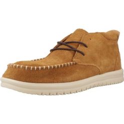 Buty HEY DUDE WALLY NXT MID Brązowy. Brązowe buty trekkingowe męskie PRO BRANDS, z tkaniny, bez zapięcia, trekkingowe. Za 488.66 zł.