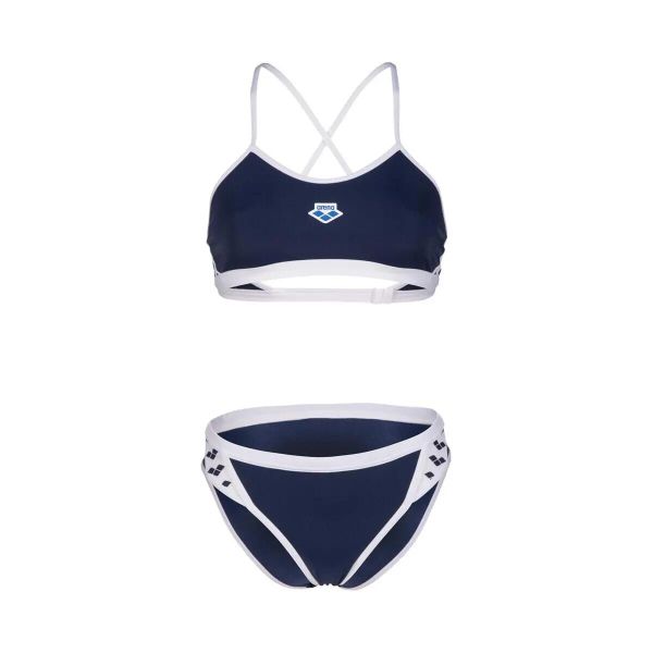 Damski 2-częściowy kostium kąpielowy Arena Icons Cross SO. Niebieskie bikini damskie Arena, bez wzorów. Za 304.50 zł.