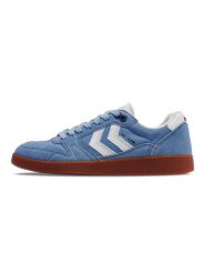 Buty halowe Hummel HB Team. Szare buty sportowe na co dzień damskie HUMMEL, bez wzorów, z materiału, na fitness i siłownię. Za 425.30 zł.