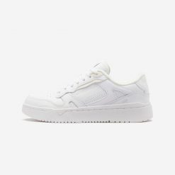 Second Life - Buty sportowe damskie CJ80 - Stan Doskonały. Białe buty sportowe na co dzień damskie Decathlon, bez wzorów, z kauczuku, do koszykówki. Za 84.99 zł.