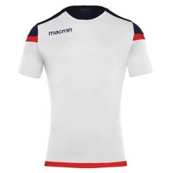 Koszulka treningowa Macron titan. Białe t-shirty sportowe męskie Macron, xl, z materiału, bez ramiączek, na fitness i siłownię. Za 152.50 zł.