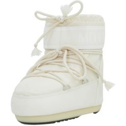 Buty MOON BOOT MB ICON LOW NY Biały. Białe obuwie trekkingowe damskie Moon Boot, na zimę. Za 733.99 zł.