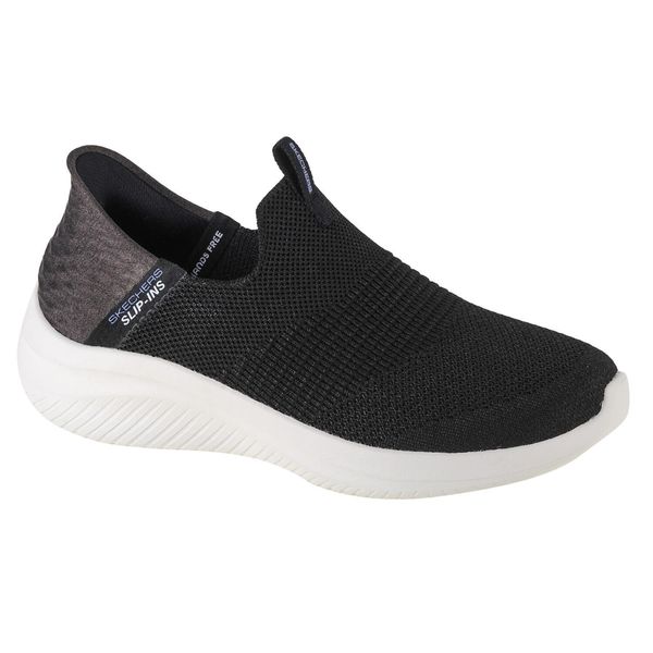 Buty sportowe Sneakersy damskie, Slip-Ins Ultra Flex 3.0 Smooth Step. Czarne buty sportowe na co dzień damskie Skechers, bez wzorów, z materiału, trekkingowe, Skechers Sport. Za 339.99 zł.