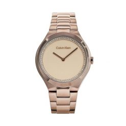 Zegarek Calvin Klein. Żółte zegarki damskie CALVIN KLEIN, złote. Za 699.99 zł.