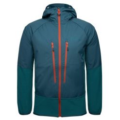 Kurtka softshell męska Jack Wolfskin Alpspitze Hoody. Niebieskie kurtki softshell damskie Jack Wolfskin, m, bez wzorów, z softshellu, bez kaptura. Za 499.99 zł.