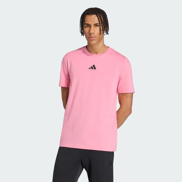KOSZULKA FOOTBALL CATEGORY Z GRAFIKĄ. Białe t-shirty sportowe męskie Adidas, l, z bawełny, bez ramiączek, do piłki nożnej. Za 149.00 zł.