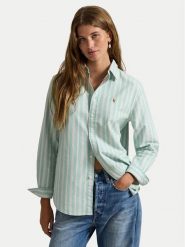 Polo Ralph Lauren Koszula 211970739500 Zielony Relaxed Fit. Zielone koszule damskie Polo Ralph Lauren, l, bez wzorów, z bawełny, bez kołnierzyka, bez ramiączek. Za 689.99 zł.