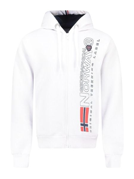 Geographical Norway Bluza "Fogora" w kolorze białym rozmiar: 3XL. Białe bluzy z kapturem męskie Geographical Norway, xl. Za 130.50 zł.