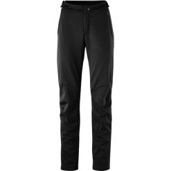 Spodnie damskie Gonso Softshell. Czarne spodnie materiałowe damskie Gonso, bez wzorów, z materiału. Za 579.50 zł.