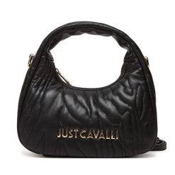 Torebka Just Cavalli. Czarne torebki klasyczne damskie Just Cavalli, bez wzorów, bez dodatków. Za 379.99 zł.