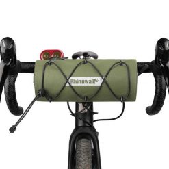 Torba rowerowa na kierownicę z paskiem Rhinowalk RK9109 wodoodporna. Czarne torebki klasyczne damskie RHINOWALK, bez wzorów, bez dodatków. Za 179.00 zł.