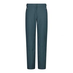 Spodnie narciarskie damskie CMP 3W18596N trek green. Zielone spodnie materiałowe damskie CMP, bez wzorów, z materiału. Za 449.99 zł.