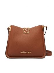 LOVE MOSCHINO Torebka JC4127PP1OLM0200 Brązowy. Brązowe listonoszki damskie Love Moschino, bez wzorów, ze skóry, bez dodatków. Za 939.99 zł.