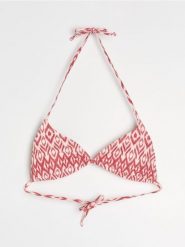 Trójkątna góra od bikini wiązana na szyi i plecach - wielobarwny. Bikini damskie Sinsay, bez wzorów. Za 12.99 zł.