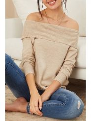 LA Angels Sweter w kolorze beżowym rozmiar: L. Brązowe swetry klasyczne damskie LA Angels, l, bez kołnierzyka. Za 113.99 zł.