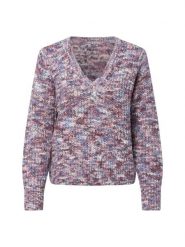 Vila sweter dwustronny - VIDirma Kobiety dzianina grubo tkana lila|wielokolorowy, L. Swetry klasyczne damskie Vila, l, z dzianiny, bez kołnierzyka. Za 139.95 zł.