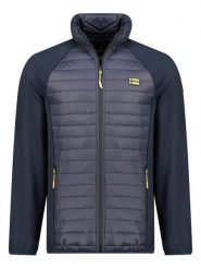 Geographical Norway Kurtka polarowa "Touro" w kolorze granatowym rozmiar: M. Niebieskie kurtki męskie Geographical Norway, m, bez wzorów, z polaru, bez kaptura. Za 139.87 zł.