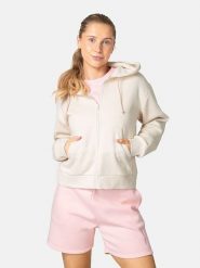 KARI TRAA Bluza "Anelie" w kolorze kremowym rozmiar: XL. Brązowe bluzy z kapturem damskie Kari Traa, xl, z bawełny. Za 260.99 zł.