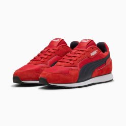 Buty sportowe męskie Puma SOFTRIDE ST MILER czerwone 40263513 r 42.5. Czerwone buty sportowe na co dzień męskie Puma, z gumy, bez zapięcia, trekkingowe. Za 200.24 zł.