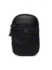 HUGO Saszetka Quantic 50558410 Czarny. Czarne saszetki męskie Hugo, ze skóry. Za 599.99 zł.