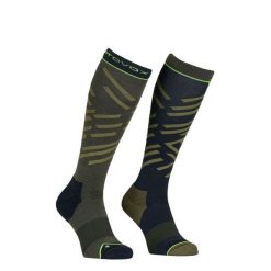 Skarpety skiturowe Ortovox Ski Tour Long Socks. Zielone skarpetki męskie ORTOVOX, bez wzorów. Za 177.99 zł.