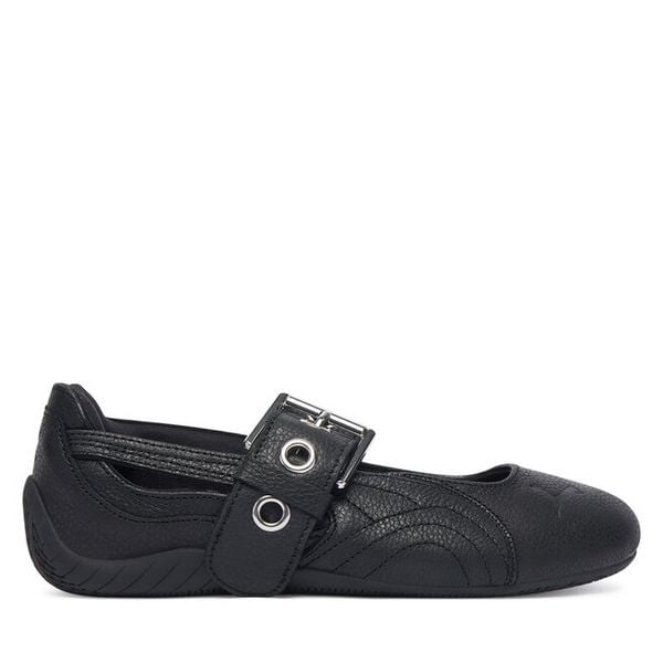 Baleriny Puma. Czarne baleriny damskie Puma, bez wzorów, bez obcasa. Za 399.99 zł.