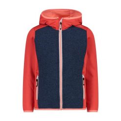 Dziewczęca bluza z kapturem CMP. Brązowe bluzy z kapturem damskie CMP, na zimę, z polaru. Za 289.85 zł.