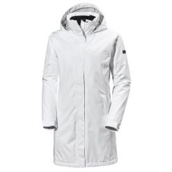 Kurtka uniwersalna damska Helly Hansen Aden Inulated Coat. Białe kurtki damskie Helly Hansen, s, bez wzorów, z syntetyku, z kapturem. Za 879.00 zł.