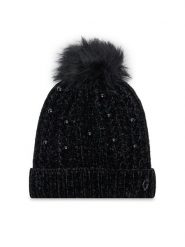 Guess Czapka J3BZ05 Z39H0 Czarny. Czarne czapki dziecięce Guess, na zimę, z aplikacjami, z materiału. Za 159.99 zł.