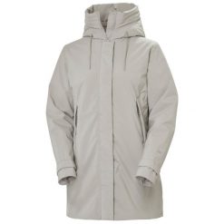 Damska kurtka wodoodporna Helly Hansen Victoria Ins Mid. Szare kurtki damskie Helly Hansen, bez wzorów, bez kaptura. W wyprzedaży za 636.10 zł.