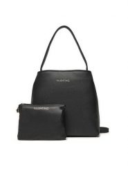 Valentino Torebka Brixton VBS7LX03 Czarny. Czarne torebki klasyczne damskie Valentino, bez wzorów, ze skóry, bez dodatków. Za 379.99 zł.