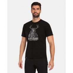 T-shirt męski Kilpi LTD CALYPSO-M. Czarne t-shirty męskie Kilpi, l, bez wzorów, z nylonu, bez kołnierzyka. Za 138.03 zł.
