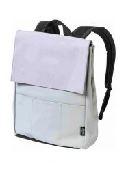 Plecak 15L z przegrodą na laptopa – jasnoszary/lila Meatfly. Szare plecaki damskie Meatfly, bez wzorów, z materiału, eleganckie. Za 203.99 zł.