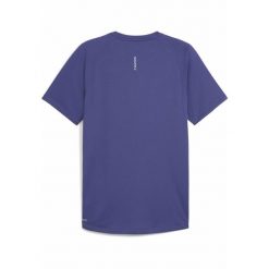 Męska koszulka do biegania VELOCITY PUMA Blue Crystal. Niebieskie t-shirty sportowe męskie Puma, m, bez ramiączek, do biegania. Za 140.00 zł.