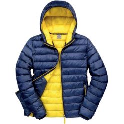 Kurtka puchowa męska Result Snowbird. Niebieskie kurtki męskie RESULT, m, bez wzorów, z nylonu, eleganckie, bez kaptura. Za 211.65 zł.
