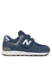 New Balance Sneakersy P5741UH Granatowy. Niebieskie buty sportowe chłopięce New Balance, ze skóry, bez zapięcia. Za 299.99 zł.