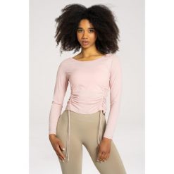 Koszulka fitness damska Gym Glamour regulowana z długimi rękawami. Brązowe bluzki sportowe damskie GYM GLAMOUR, s, bez wzorów, bez ramiączek. Za 149.99 zł.