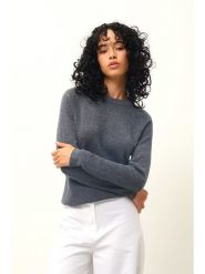 AUTHENTIC CASHMERE Kaszmirowy sweter "Ecrin" w kolorze antracytowym rozmiar: M. Czarne swetry klasyczne damskie AUTHENTIC CASHMERE, m, z kaszmiru, bez kołnierzyka. Za 317.62 zł.