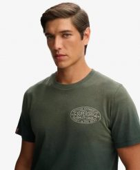 Superdry Lo-fi Outdoors Relaxed T-Shirt – 100% bawełna organiczna, relaxed fit. Zielone t-shirty damskie Superdry., m, bez wzorów, z bawełny, bez kołnierzyka. Za 172.10 zł.