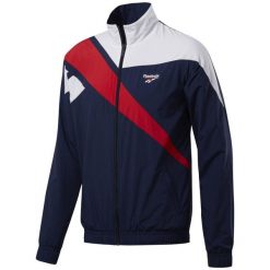Bluza dresowa Reebok CLASSICS VECTOR. Niebieskie bluzy bez kaptura męskie Reebok, xs, z dresówki. Za 273.15 zł.